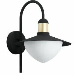 Applique murale d'extérieur Eglo SIRMIONE Or, Noir, 1 lumière