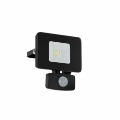 Applique murale d'extérieur Eglo FAEDO LED Noir, 1 lumière, Détecteur de mouvement