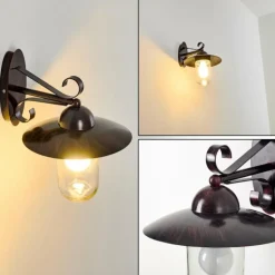 Applique murale d'extérieur Maidiswil Brun foncé, 1 lumière