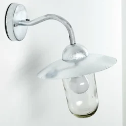 Applique murale d'extérieur Maidiswil Argenté, 1 lumière