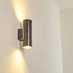 Applique murale d'extérieur Brachy LED Anthracite, 2 lumières