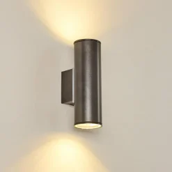 Applique murale d'extérieur Brachy LED Anthracite, 2 lumières