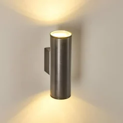 Applique murale d'extérieur Brachy LED Anthracite, 2 lumières