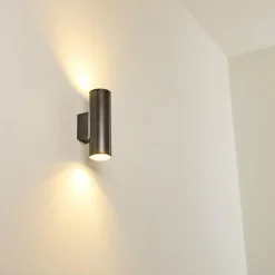 Applique murale d'extérieur Brachy LED Anthracite, 2 lumières