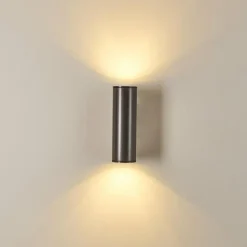 Applique murale d'extérieur Brachy LED Anthracite, 2 lumières