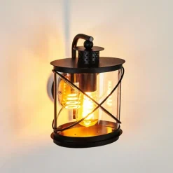 Applique murale d'extérieur Chamesol Noir, 1 lumière