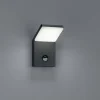 Applique murale d'extérieur Trio PEARL LED Anthracite, 1 lumière, Détecteur de mouvement