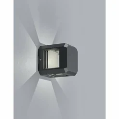 Applique murale d'extérieur Trio LOGONE LED Anthracite, 1 lumière
