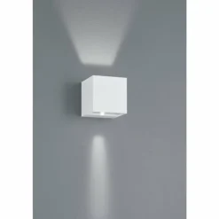 Applique murale d'extérieur Trio ADAJA LED Blanc, 2 lumières