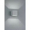 Applique murale d'extérieur Trio ADAJA LED Titane, 2 lumières