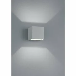 Applique murale d'extérieur Trio ADAJA LED Titane, 2 lumières