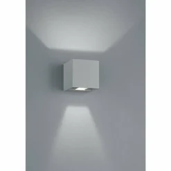 Applique murale d'extérieur Trio ADAJA LED Titane, 2 lumières