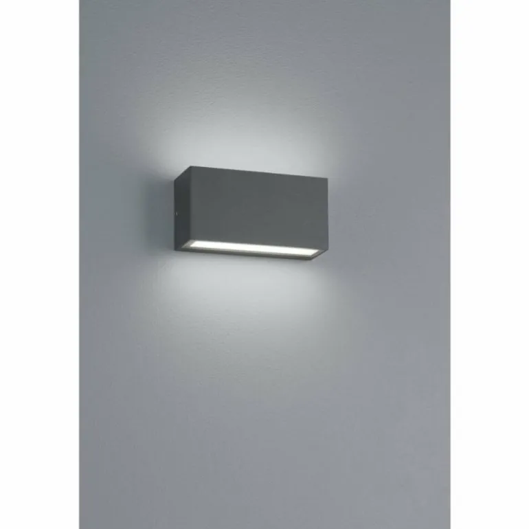 Applique murale d'extérieur Trio TRENT LED Anthracite, 1 lumière
