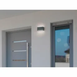 Applique murale d'extérieur Trio TRENT LED Anthracite, 1 lumière