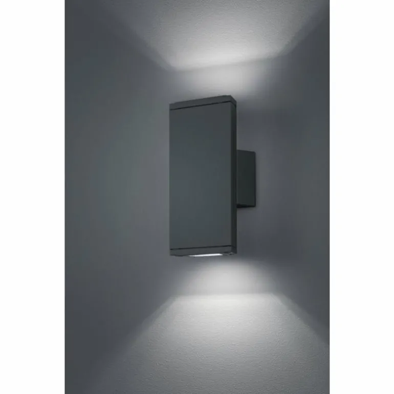Applique murale d'extérieur Trio COLORADO LED Anthracite, 2 lumières