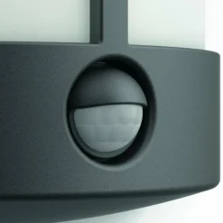 Applique murale d'extérieur Philips Stock LED Anthracite, 1 lumière, Détecteur de mouvement
