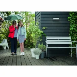 Applique murale d'extérieur Philips Bustan LED Anthracite, 2 lumières, Détecteur de mouvement