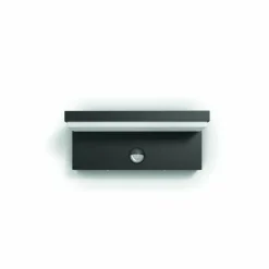 Applique murale d'extérieur Philips Bustan LED Anthracite, 2 lumières, Détecteur de mouvement