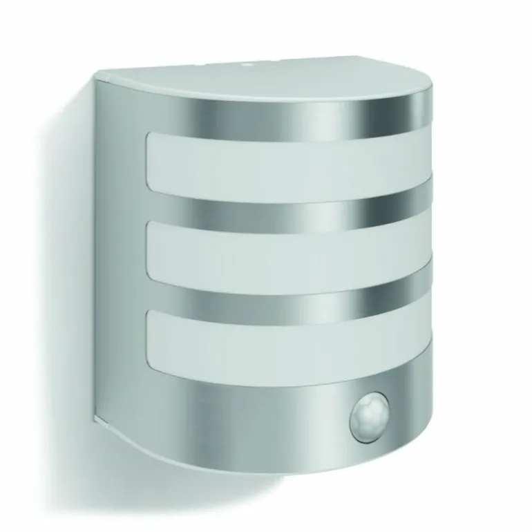 Applique murale d'extérieur Philips Calgary LED Acier inoxydable, 1 lumière, Détecteur de mouvement