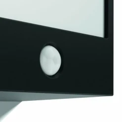 Applique murale d'extérieur Philips Macaw LED Noir, 1 lumière, Détecteur de mouvement