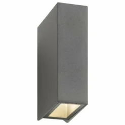 Applique murale d'extérieur LCD Lingen LED, 2 lumières