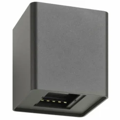 Applique murale d'extérieur LCD Siegen Gris, 2 lumières