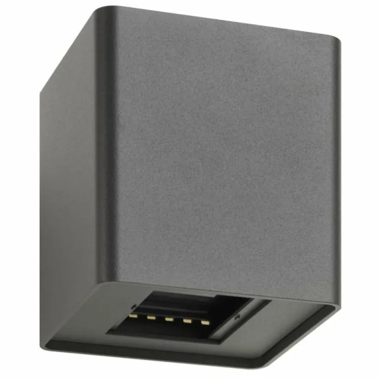 Applique murale d'extérieur LCD Siegen Gris, 2 lumières