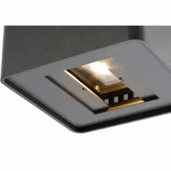 Applique murale d'extérieur LCD Siegen Gris, 2 lumières