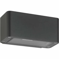 Applique murale d'extérieur LCD Eschwege LED Gris, 4 lumières