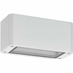 Applique murale d'extérieur LCD Eschwege LED Blanc, 4 lumières