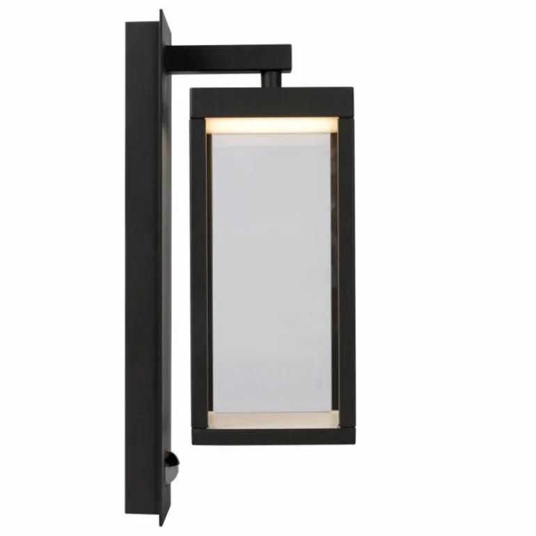 Applique murale d'extérieur Lucide CLAIRETTE LED Noir, Détecteur de mouvement