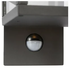 Applique murale d'extérieur Lucide CLAIRETTE LED Noir, Détecteur de mouvement