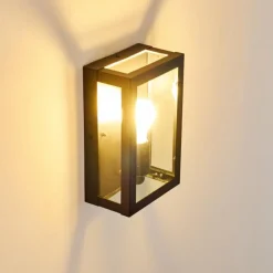 Applique murale d'extérieur Caudry Noir, 1 lumière