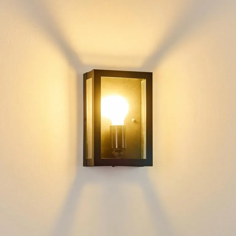 Applique murale d'extérieur Caudry Noir, 1 lumière