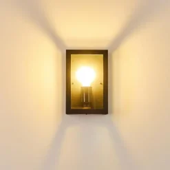 Applique murale d'extérieur Caudry Noir, 1 lumière