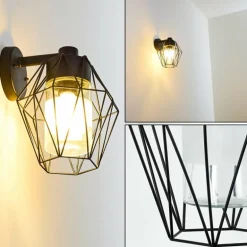 Applique murale d'extérieur Tartas Noir, 1 lumière