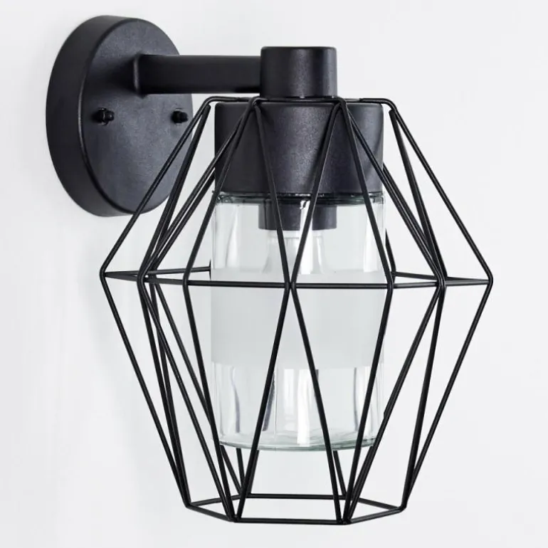 Applique murale d'extérieur Tartas Noir, 1 lumière