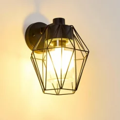 Applique murale d'extérieur Tartas Noir, 1 lumière