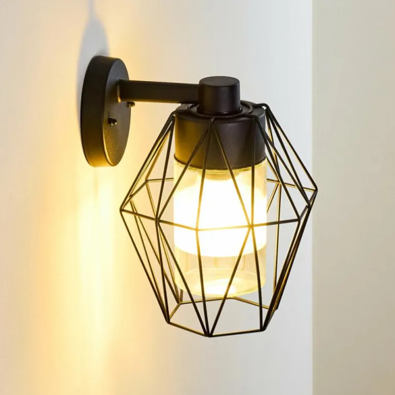 Applique murale d'extérieur Tartas Noir, 1 lumière