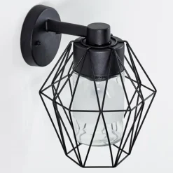 Applique murale d'extérieur Tartas Noir, 1 lumière