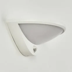 Applique murale d'extérieur Carano LED Blanc, 1 lumière, Détecteur de mouvement