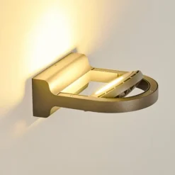 Applique murale d'extérieur Bandholm LED Gris, 1 lumière