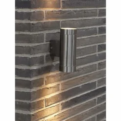 Applique murale d'extérieur Nordlux TIN Acier inoxydable, 2 lumières