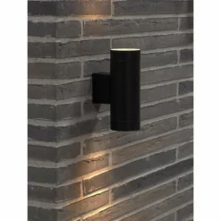 Applique murale d'extérieur Nordlux TIN Noir, 2 lumières