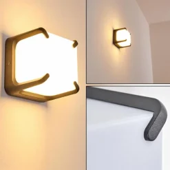 Applique murale d'extérieur Armor LED Anthracite, 1 lumière