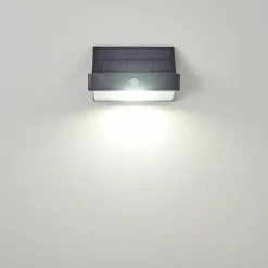 Applique murale d'extérieur Wiborg LED Anthracite, 1 lumière, Détecteur de mouvement