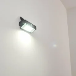 Applique murale d'extérieur Wiborg LED Anthracite, 1 lumière, Détecteur de mouvement