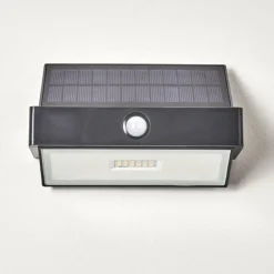 Applique murale d'extérieur Wiborg LED Anthracite, 1 lumière, Détecteur de mouvement