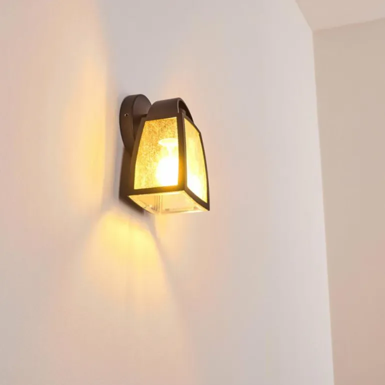 Applique murale d'extérieur Trosa Noir, 1 lumière