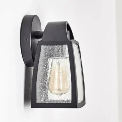 Applique murale d'extérieur Trosa Noir, 1 lumière